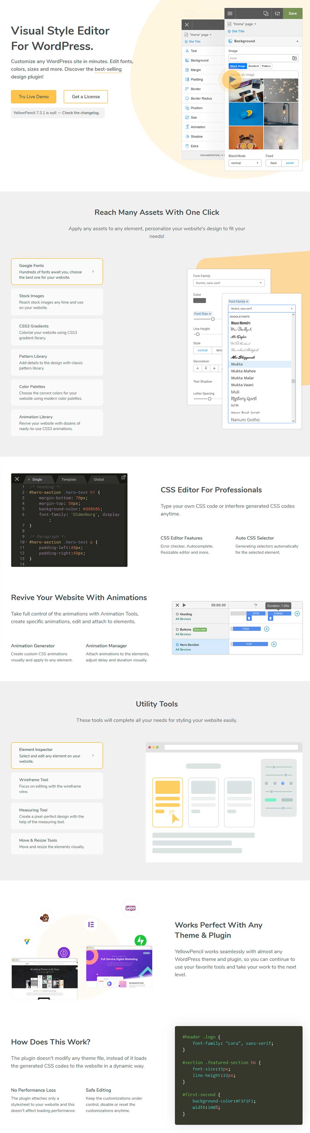 YellowPencil - WordPress CSS Editor Plugin