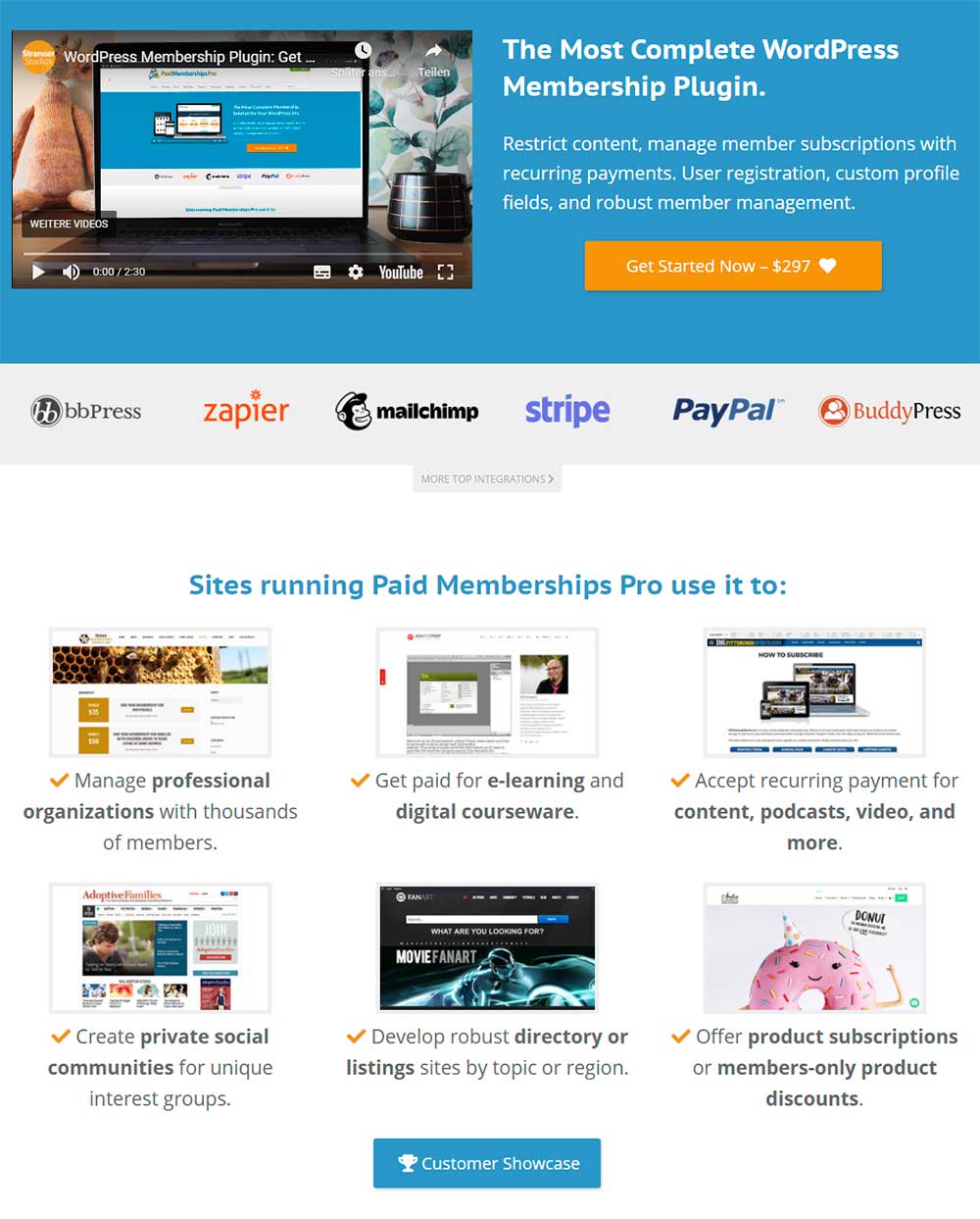 Paid Memberships Pro - WordPress Membership Plugin