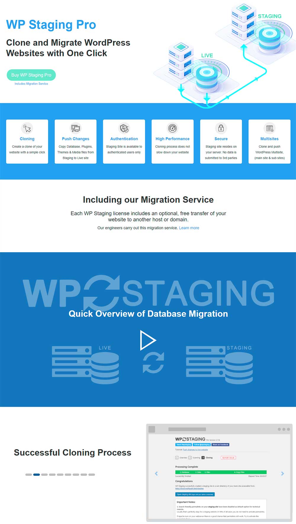 WP Staging - WordPress Staging Plugin