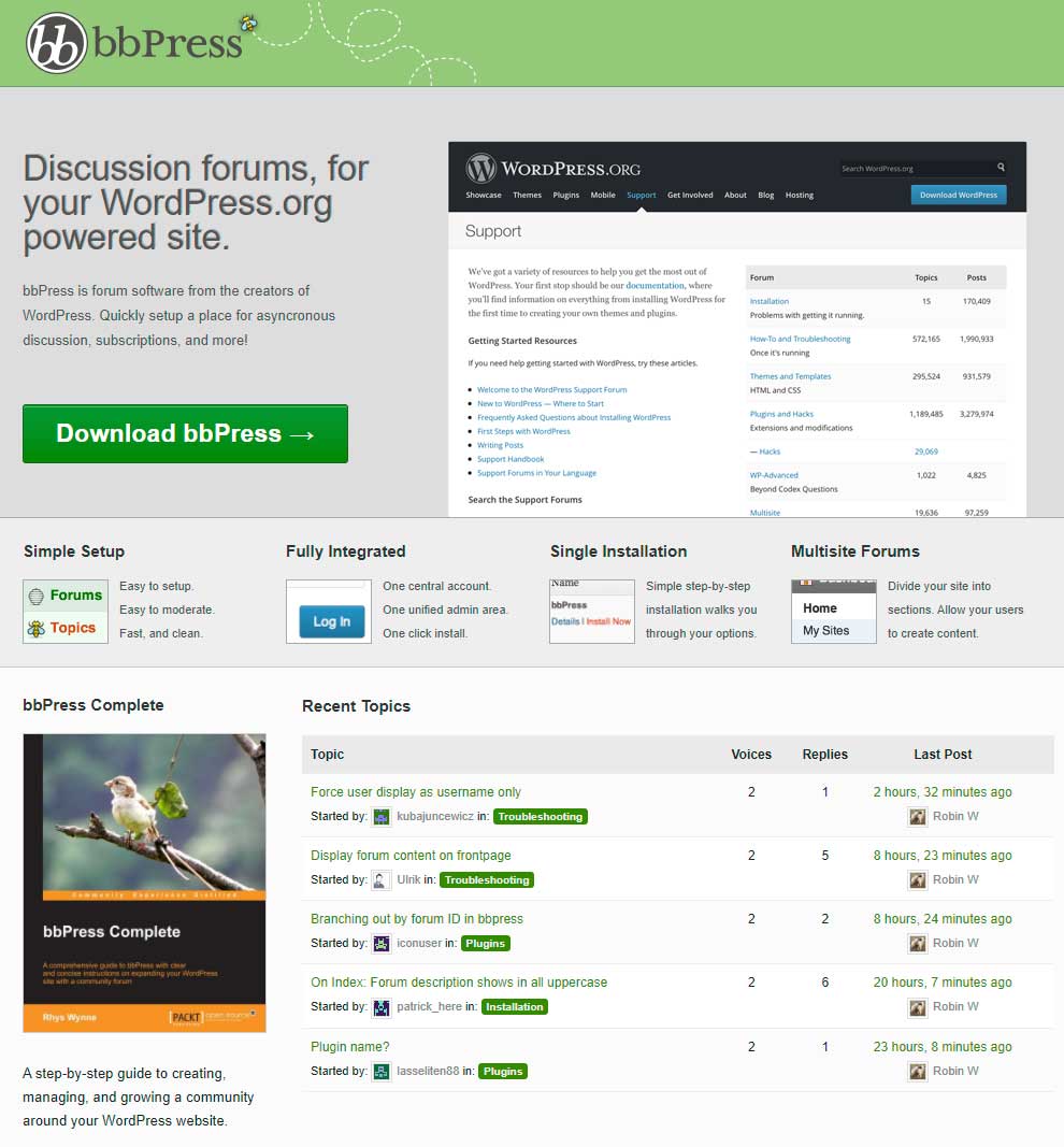bbPress - WordPress Forum Plugin